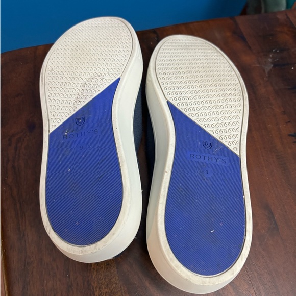 Rothy’s The Original Slip On Sneaker Size 9 Navy - Picture 3 of 5